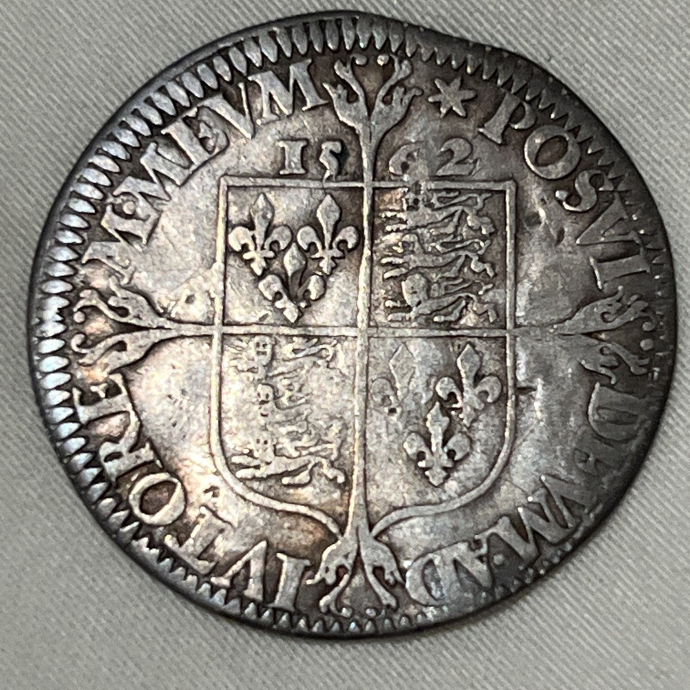 Great Britain - 1562 Silver Sixpence - Queen Elizabeth