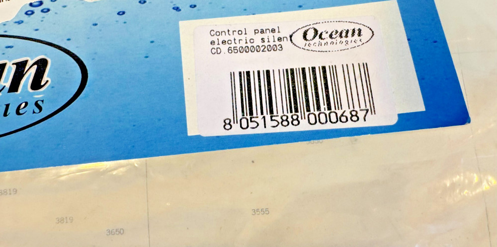 Ocean Silent Toilet Control Panel with Tank Water Level Indicator│6500002003