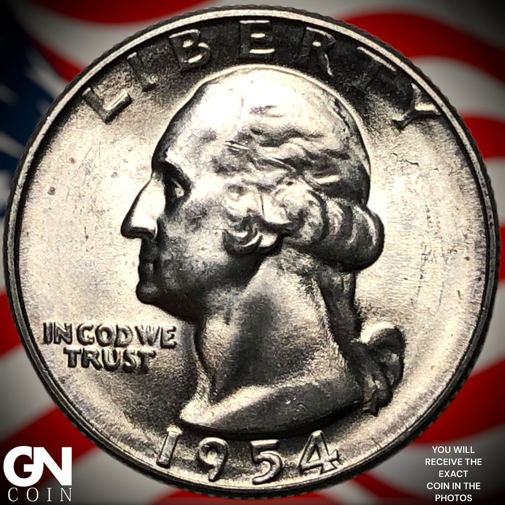 1954 S Washington Quarter Y8734