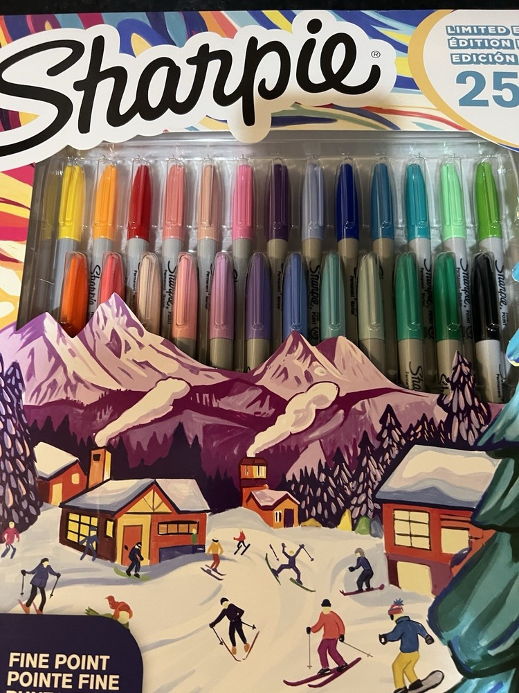 Sharpie 25-Count Limited Edition Fine Point Permanent Markers Set