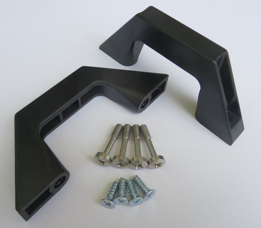 3U Rack Handle Kit, .375" Panel. Use on any 19" rackmount equipment.