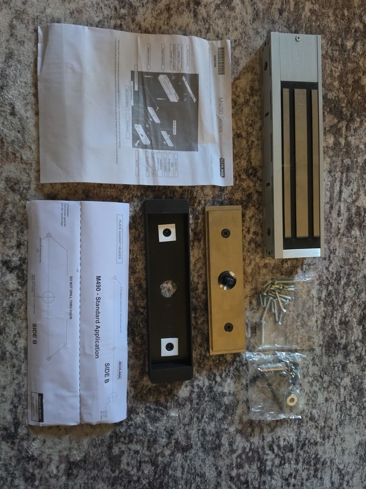 Schlage M490 Magnetic Lock Max Security 1500 LBS Electromagnetic