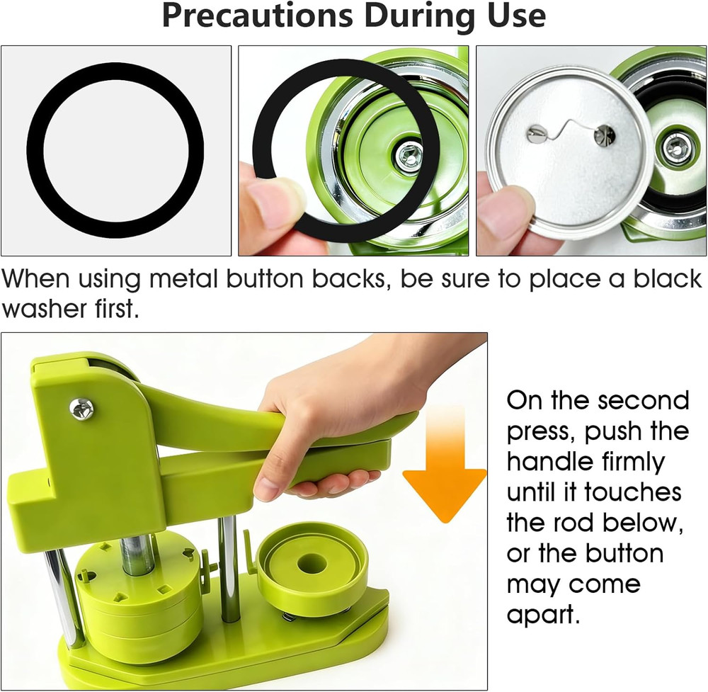 Button Maker Machine 58Mm Pin Installation-Free DIY Pin Badge Button Maker Press