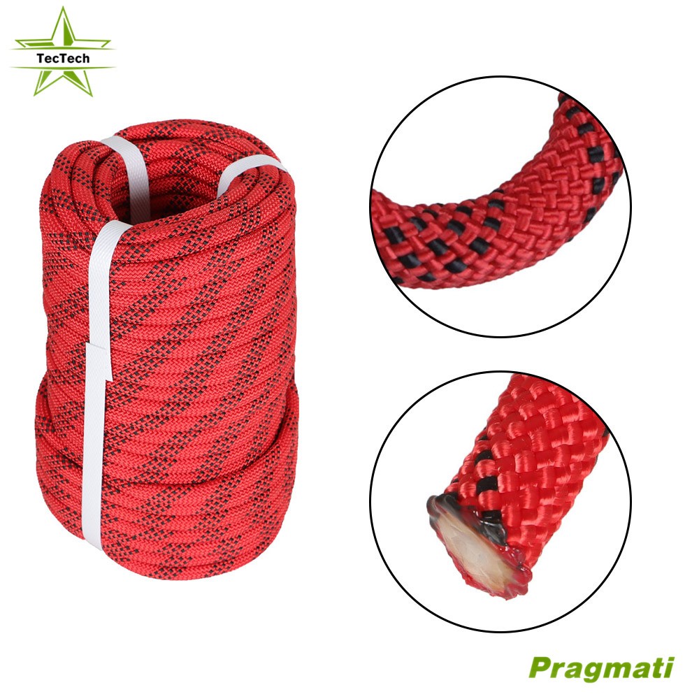 3/8" × 100' 3520Lbs Pulling Braid Polyester Rope Arborist Tree Rope