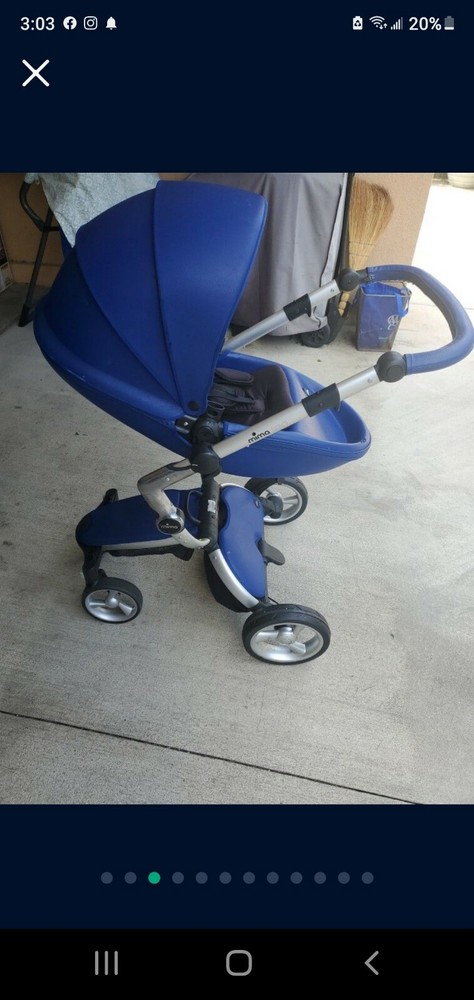 Mima Xari Royal Blue Black Chassis & Starter Pack