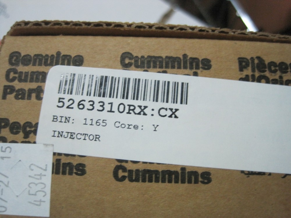 Cummins INJECTOR 5263310-RX AA660