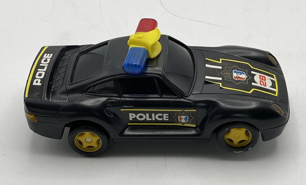 VTG PD Police Black Porsche #28 Function
