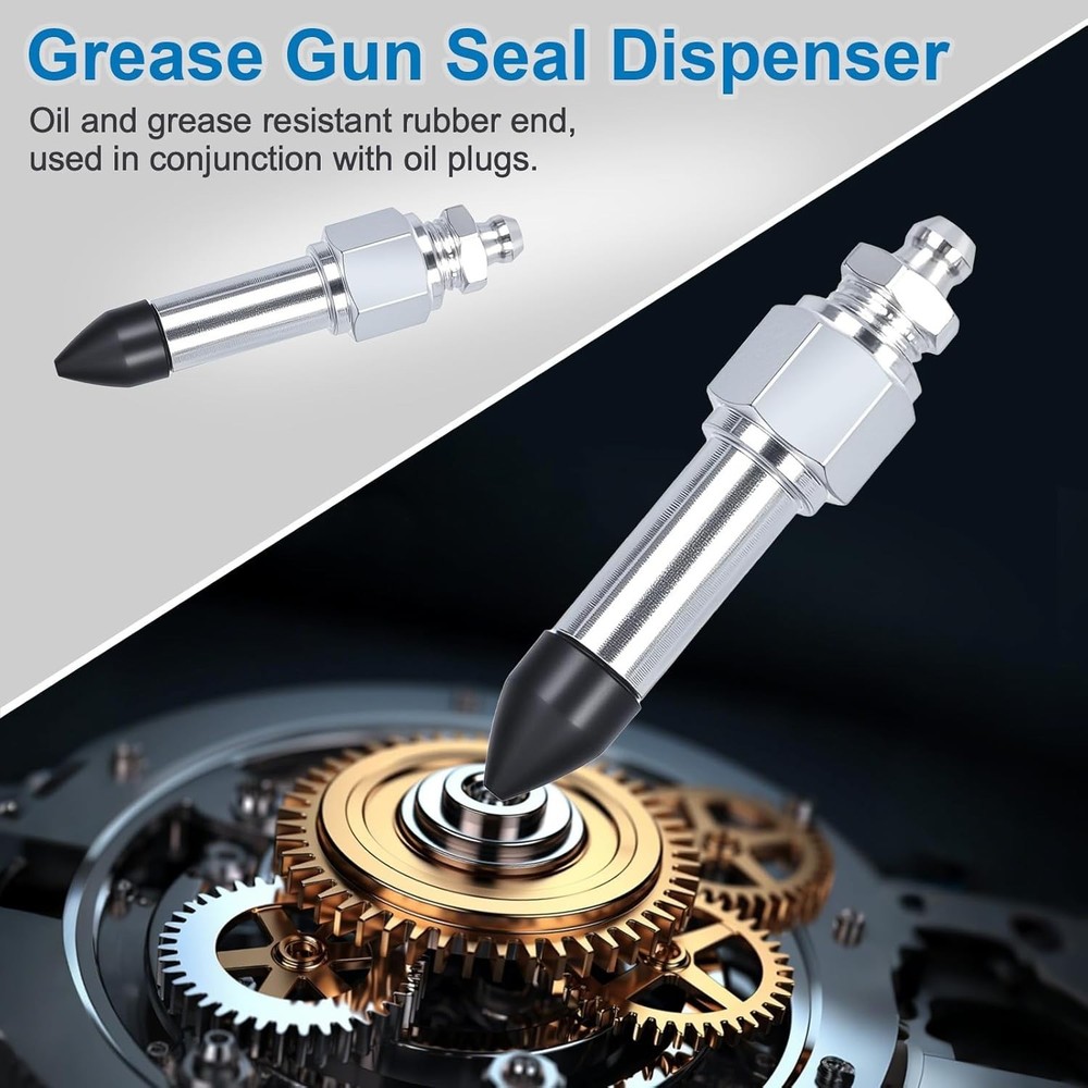5PCS Precision Grease Needle Accessory Set for Engine Maintenance & Repair