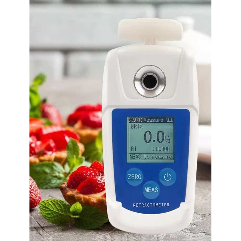 Handheld Digital Sugar Refractometer Battery Operated Backlight Screen Sugar