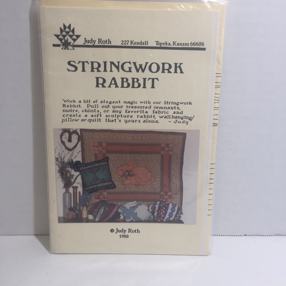 Stringwork Rabbit Quilt Pattern Judy Roth