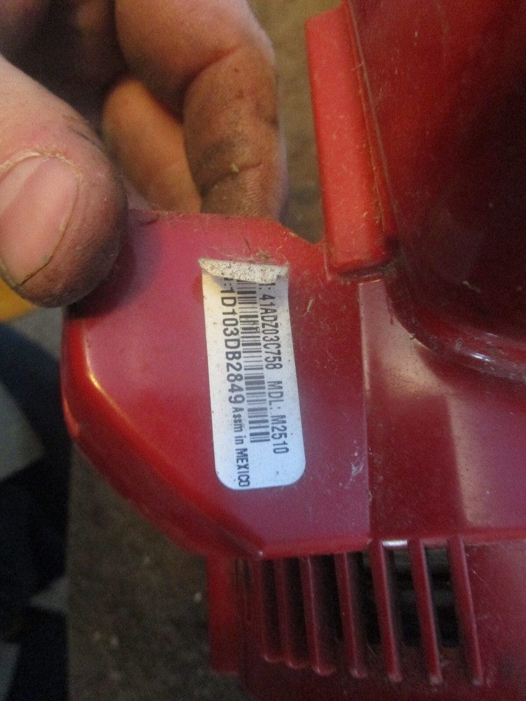 MTD murray M2510 trimmer engine blower housing recoil