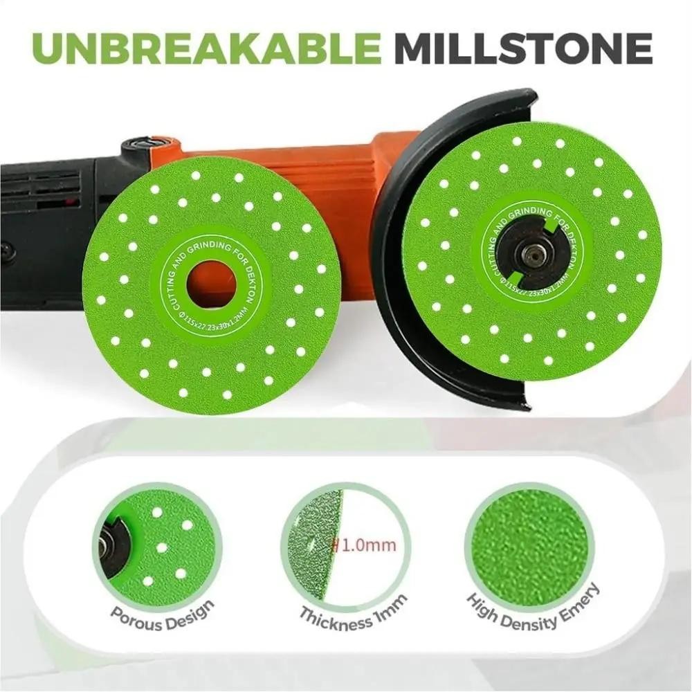 3PCS Rock Plate Flat Grinding Blade Tile Chamfering Cutting Sanding Blade Tool