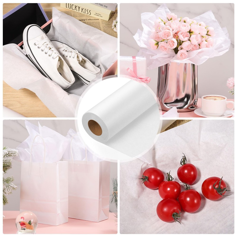 Tracing Paper Roll 17 Inch x 50 Yard White Translucent Pattern Sewing Drawing