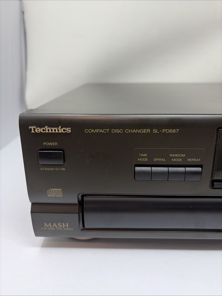 Technics Compact Disc Changer SL-PD867 5 Disc Changer System - Tested -No Remote