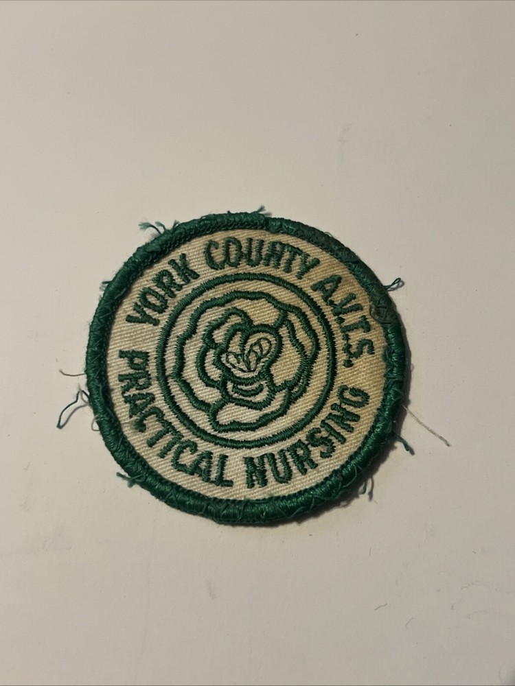 Vintage York County A.V.T.S. Practical Nursing School Patch