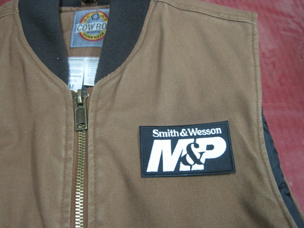 SMITH & WESSON M&P PATCH HOOK BACK FOR VEST, SHIRT, JACKET, HAT, GUN CASE! NEW!
