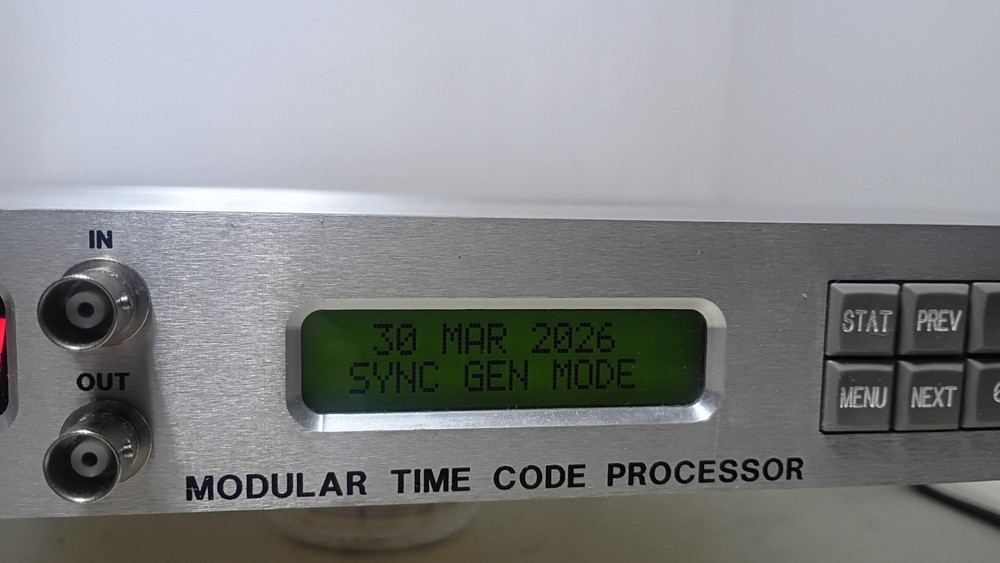 Trak Systems 9000A-1 Modular Time Code Processor P/N 49000-1000-101