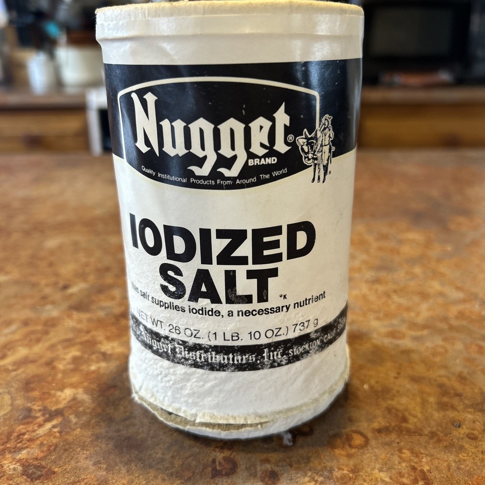 Vintage Nugget Iodized Salt