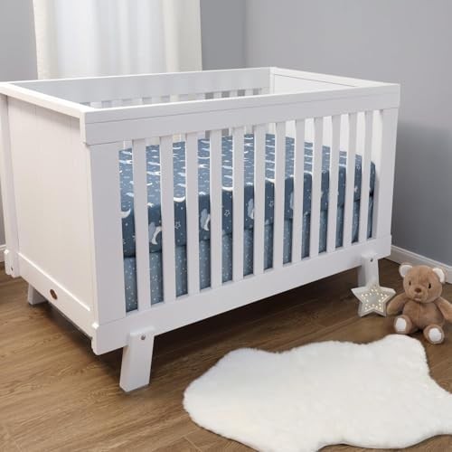 3 Piece Baby Crib Bedding Set Boho Neutral Quilt Comforter Boy