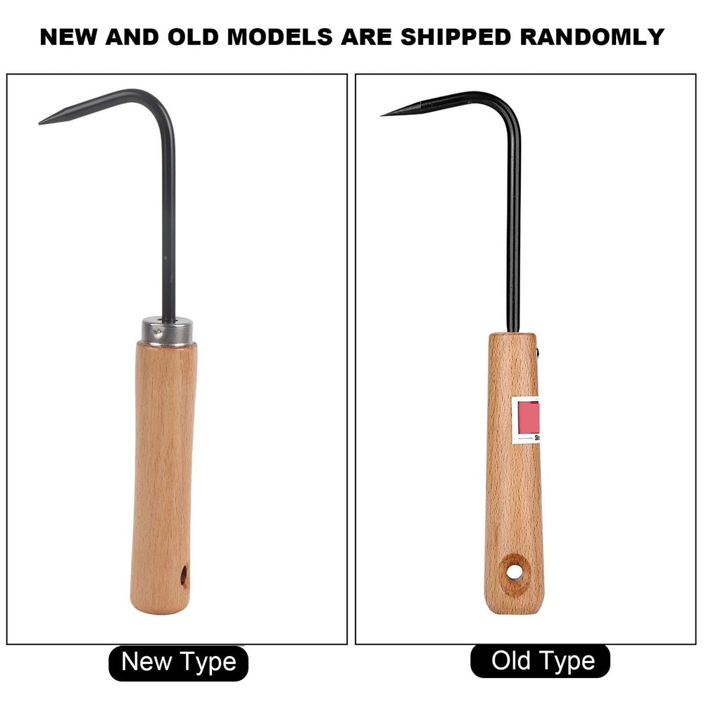 Root Hook Loosening Tool, Crack Weeder Tool with Wooden Handle, Bonsai Tools ...