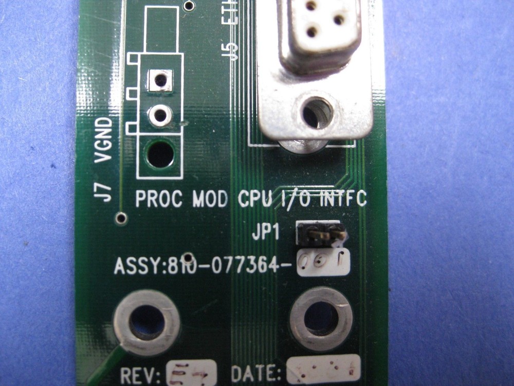 LAM Research 810-077364-001 Process Module, CPU I/O Interface PCB Assy