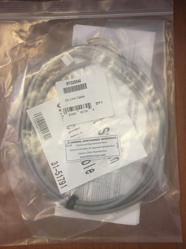 Rheem Rtg20040 Ez-Link Cable Connector,72 In.