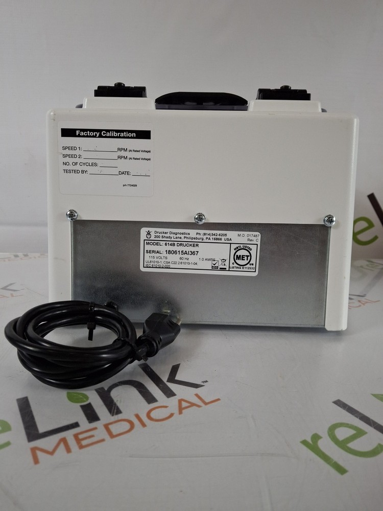 Drucker Diagnostics 614B Centrifuge
