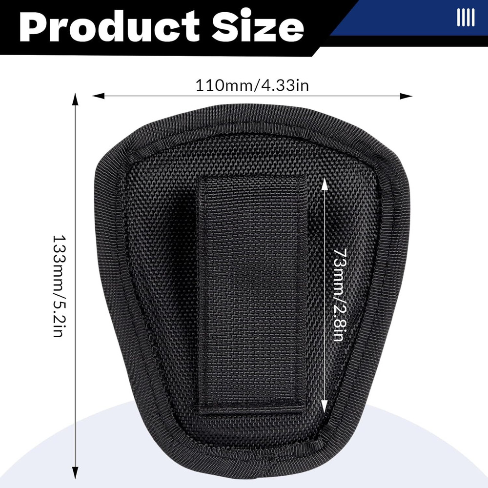 Open Top Handcuff Holder - Durable Nylon Cuff Case for Duty Belts