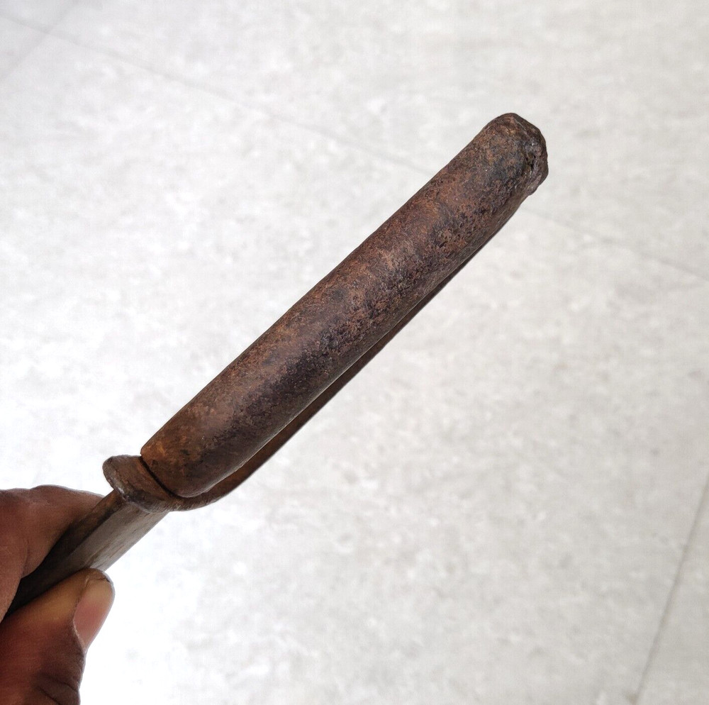 19c Antique Primitive Iron Dagger Khanjar With Iron Handle Original Old DG121