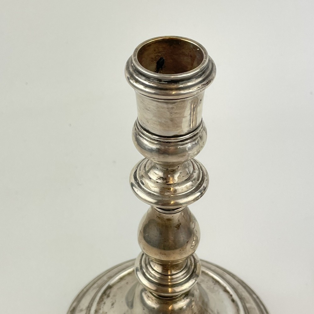 Vintage Solid Silver Asprey & Co Baluster Knopped Stems Candlesticks 16cm