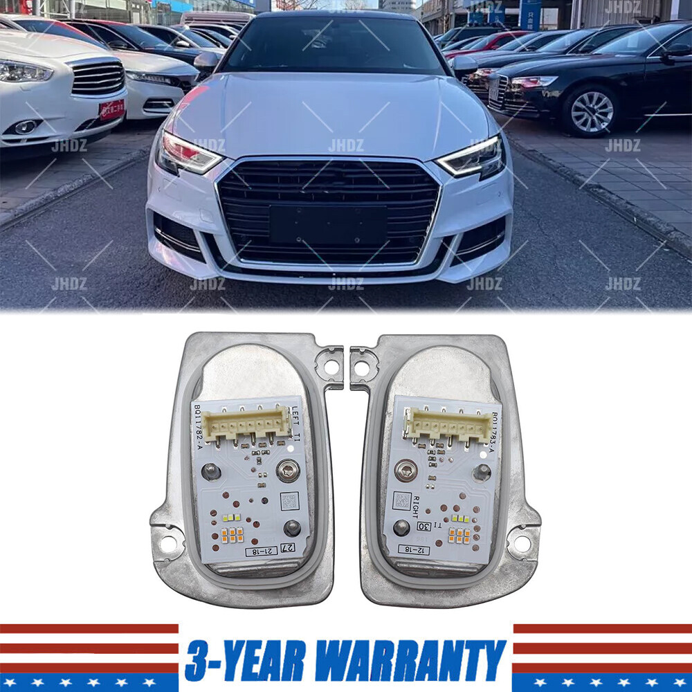 2pcs White Daytime Running Light LED Module For AUDI A3 S3 2017 2018 2019 2020