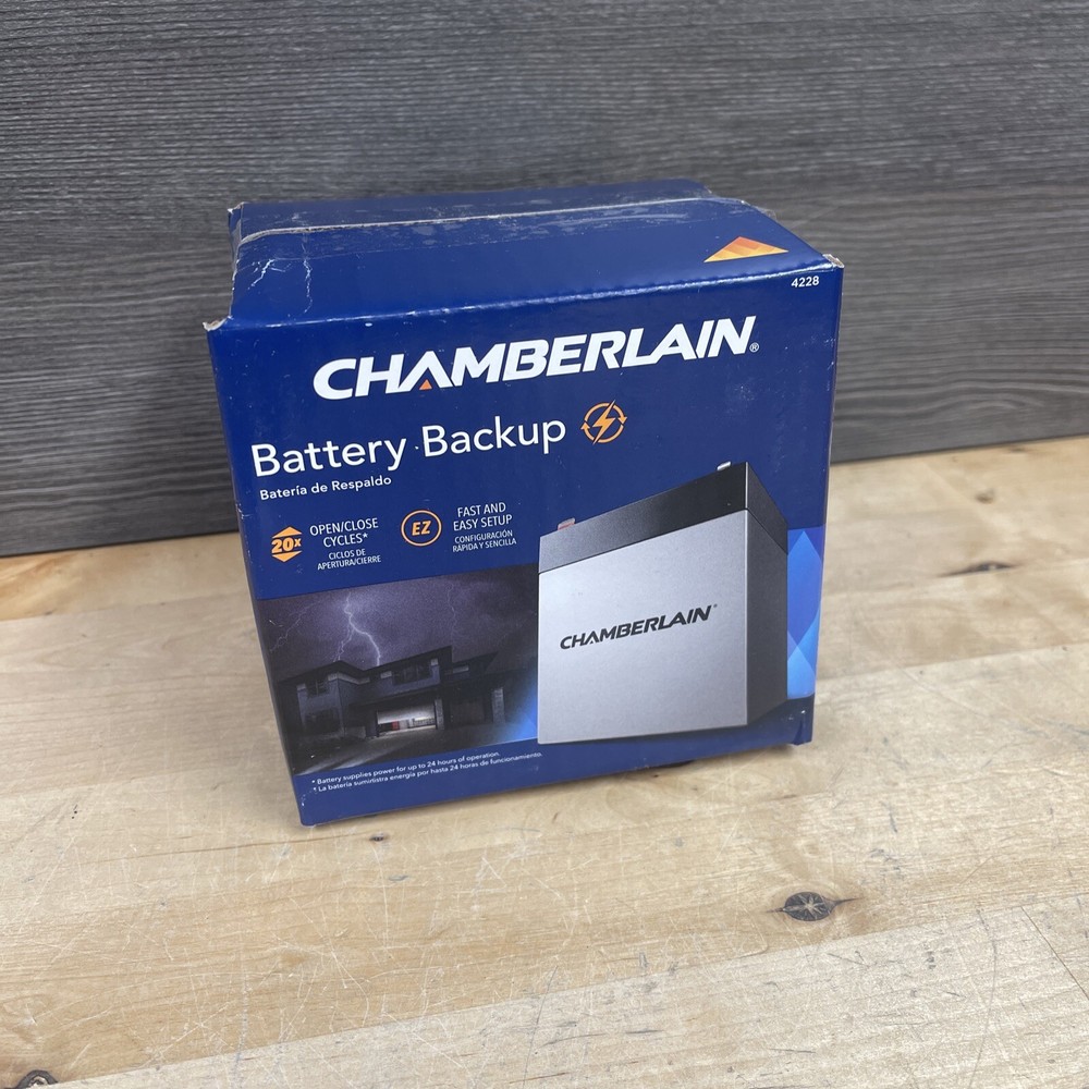 Chamberlain 4228 Backup System Replacement Battery Brand New