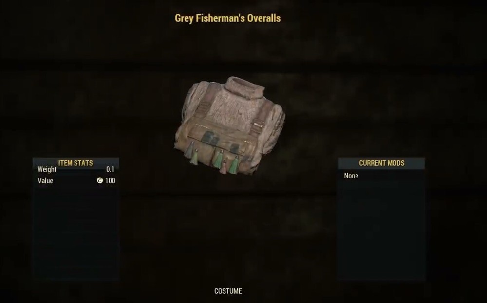 (Xbox) Grey Fisherman’s Overalls