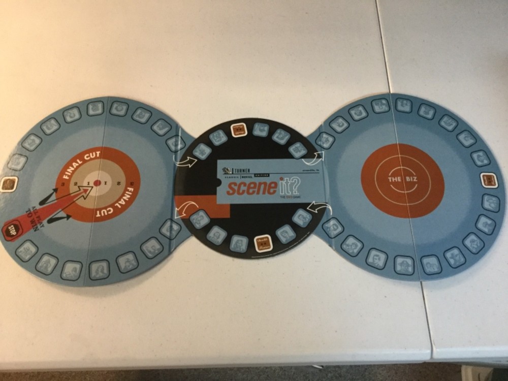 Scene It ? Game Board TurnerThis And Pieces & Dice