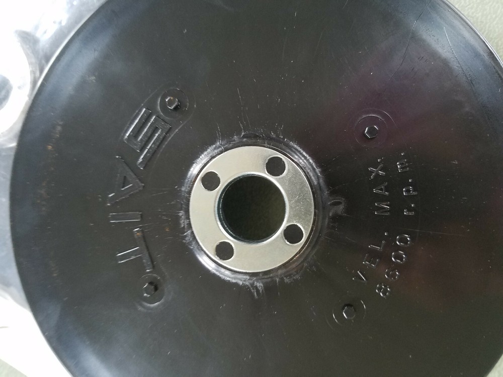 6" FLAT DISC BACKING PAD & NUT, 5/8-11, SAIT