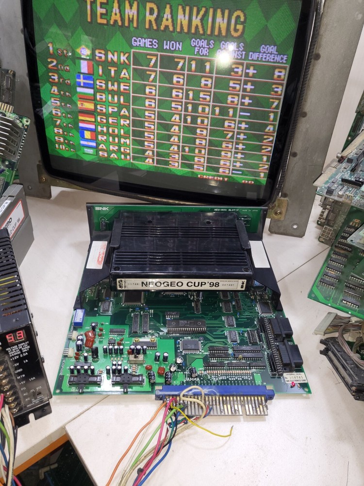 NEO GEO CUP 98 MVS cartridge PCB