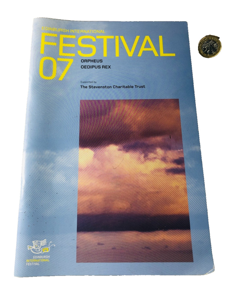 Theatre Programme Orpheus Oedipus Rex 2007 Vintage ra