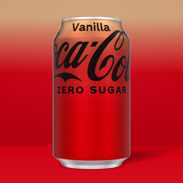 Coca-Cola Zero Sugar Vanilla Soda Pop, 12 fl oz, 24 Pack Cans