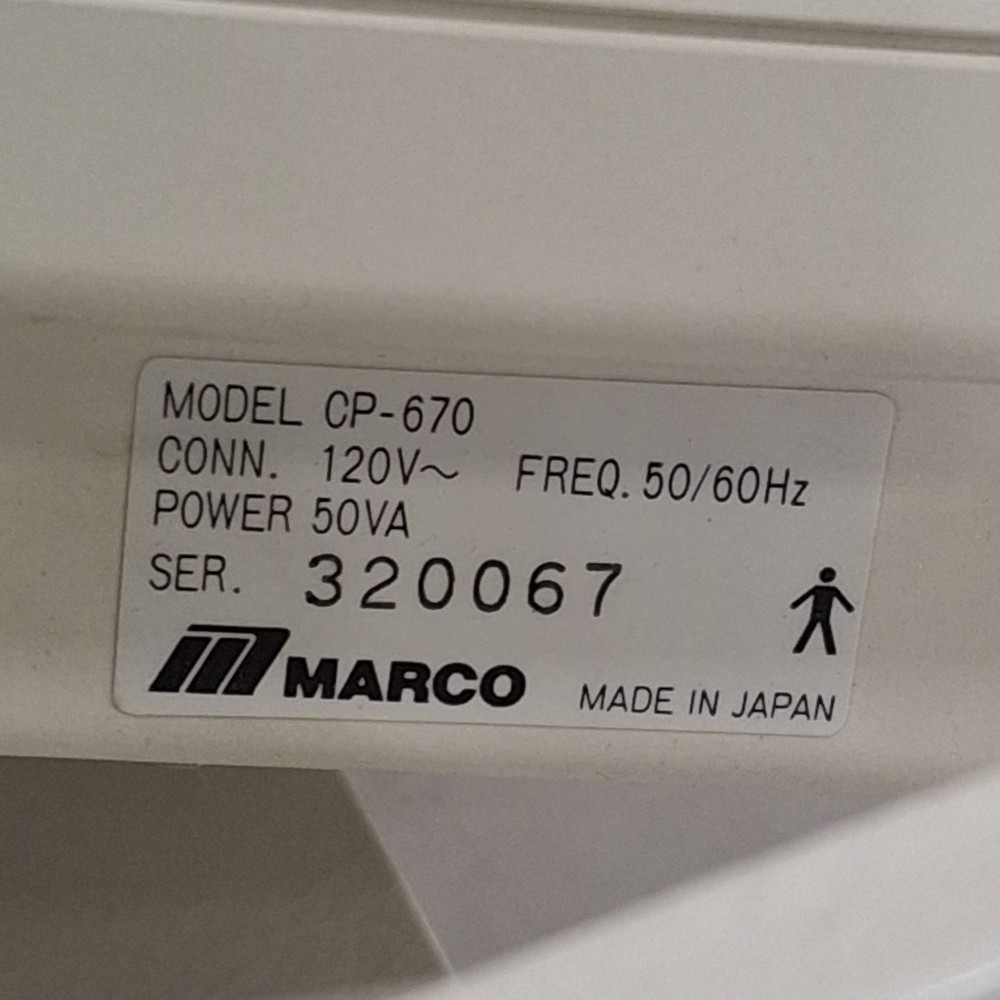 Marco CP-670 Auto Chart Projector
