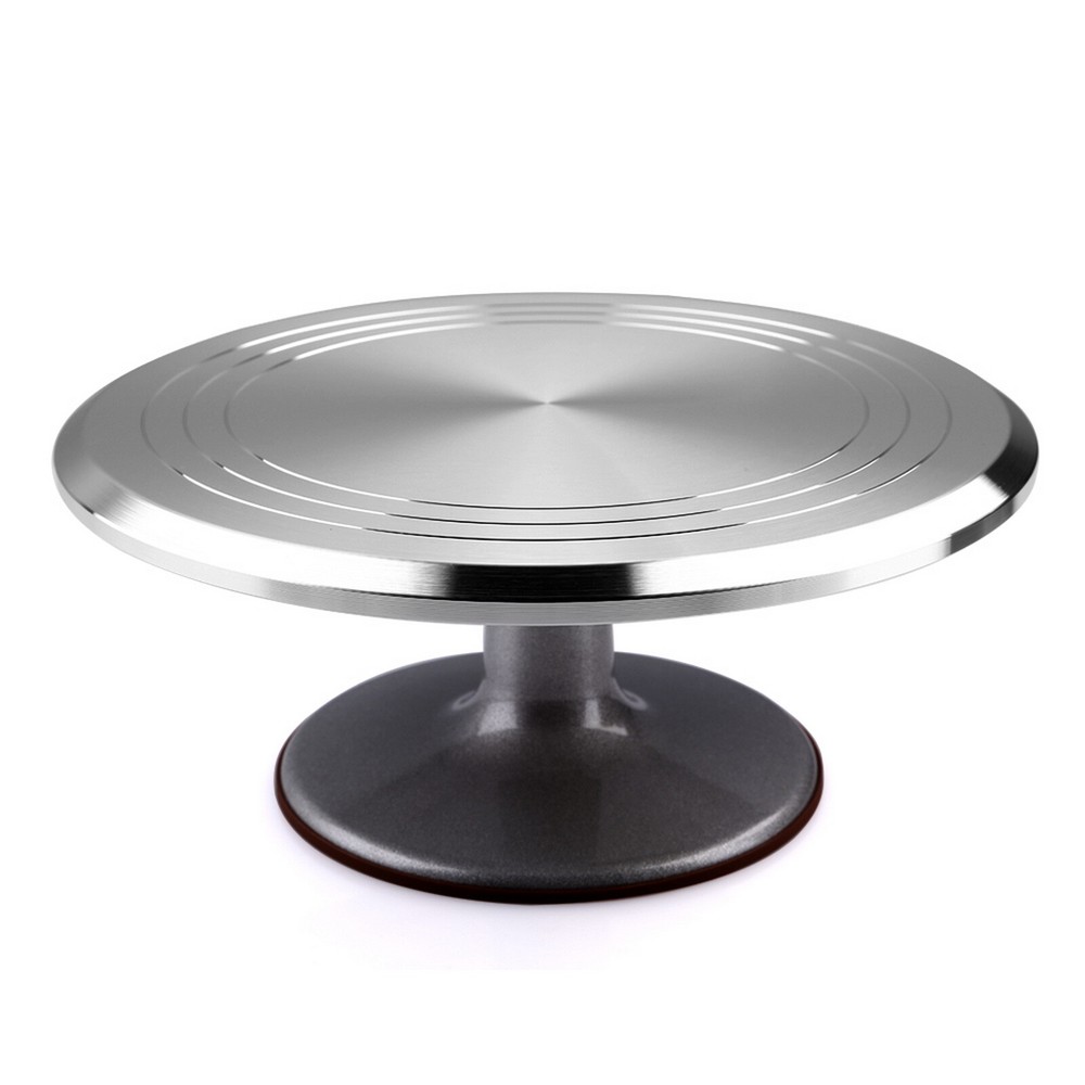 12" Cake Decorating Stand Rotating Revolving Cake Turntable Pastry Baking