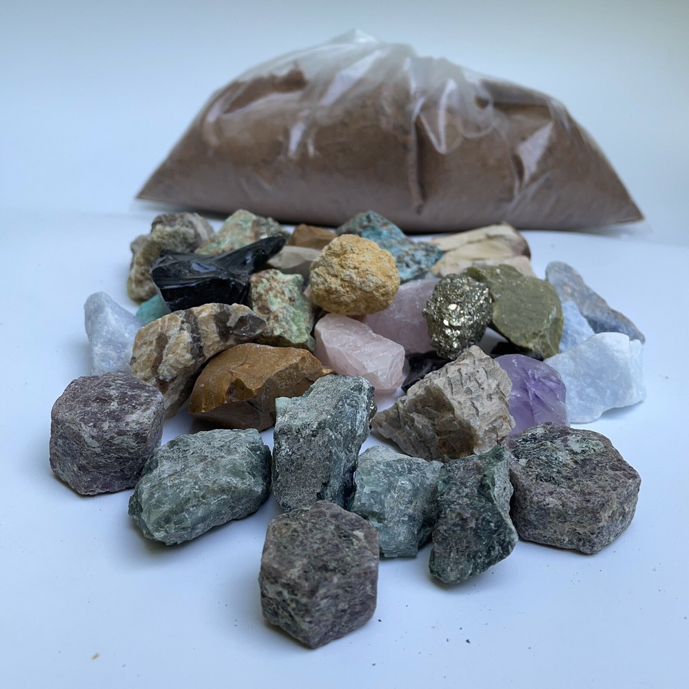 Gem Mining Paydirt Emerald & Ruby Mix Miners Rough Mix Gem Mining Dirt