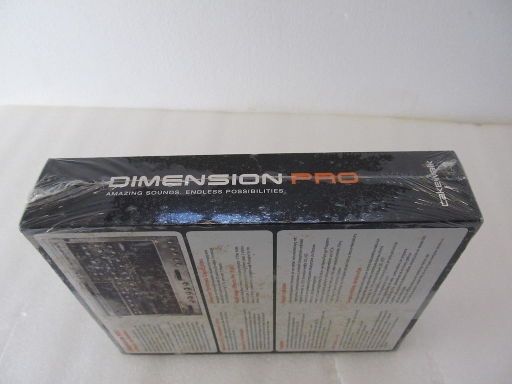 Cakewalk Dimension Pro Multiple Filter Mac & PC Software Virtual Synthesizer