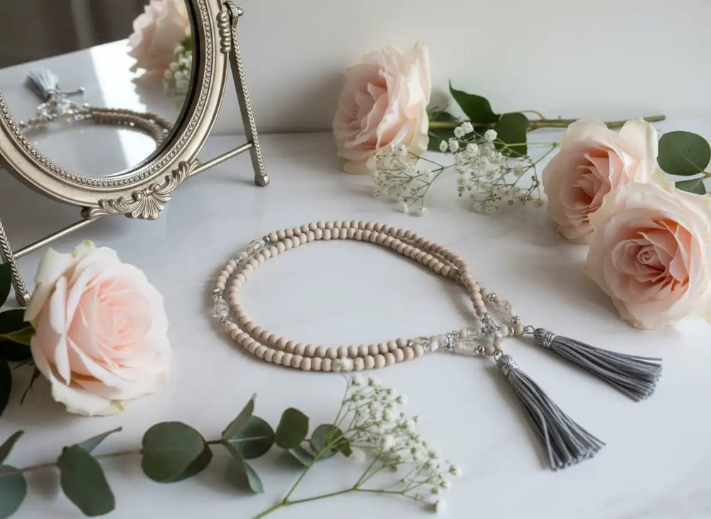 Ivory Romance Beaded Necklace