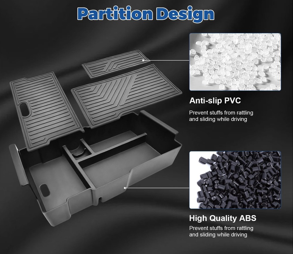 Center Console Organizer for 20252026 GMC Terrain | Extra Storage Solution