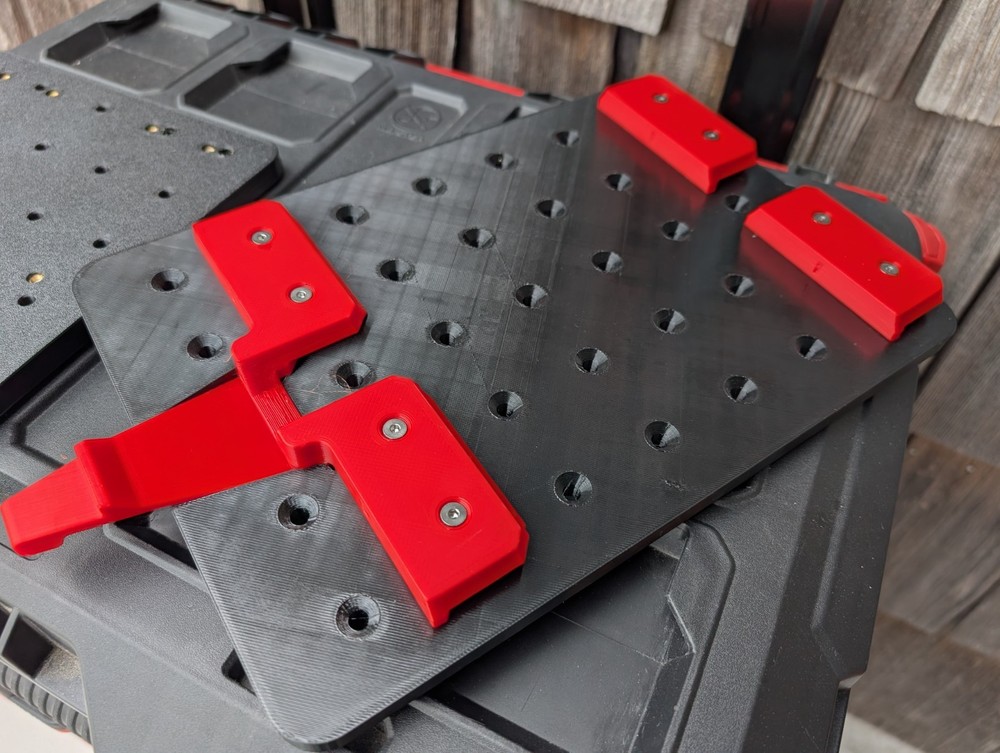 Universal Locking Packout Mounting Plate for Packout Tool Boxes or Wall Plates