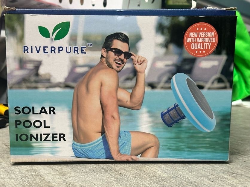 Solar Pool Ionizer - Enhanced with Latest Solar Technology DAMAGED PACKAGE