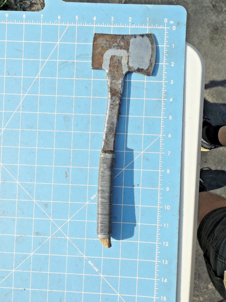Vintage Old Hand made Or Farmer Fixed Hatchet