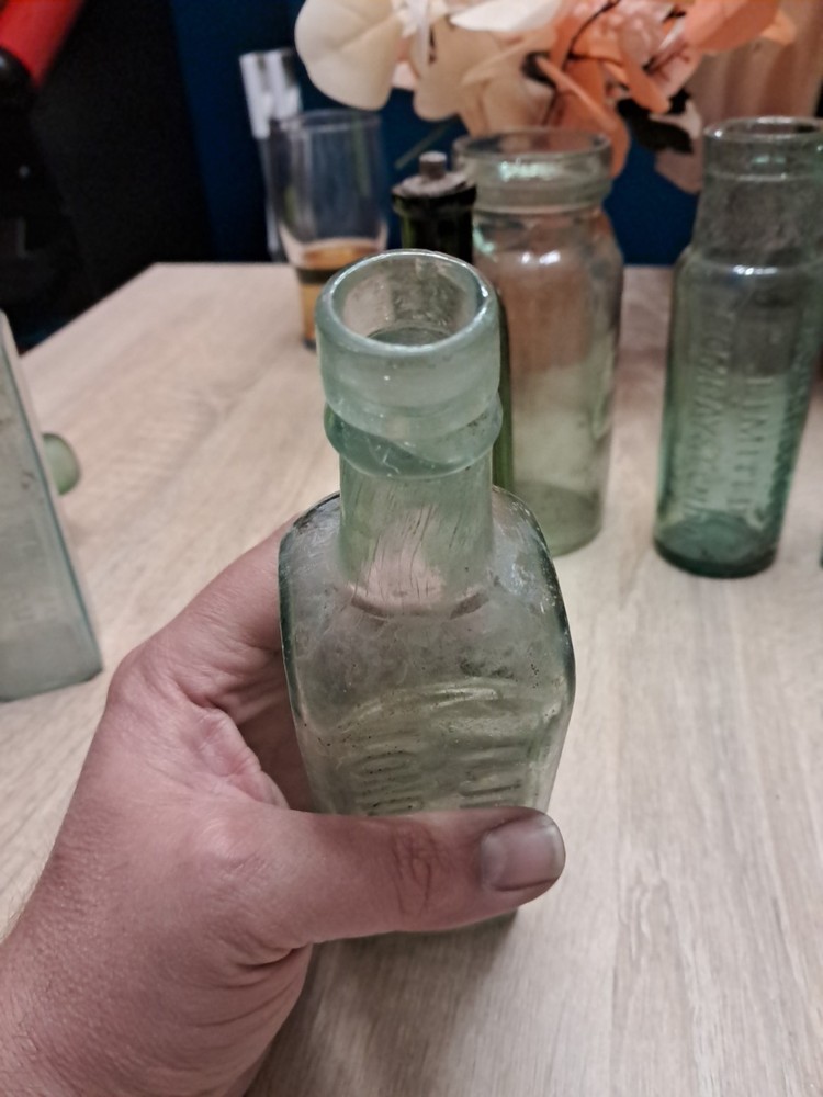 10 Vintage Bottles And Jars
