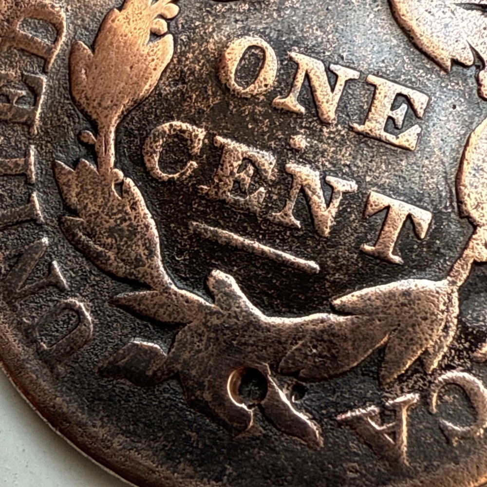 1831 Coronet Head Large Cent Coin 1 Penny