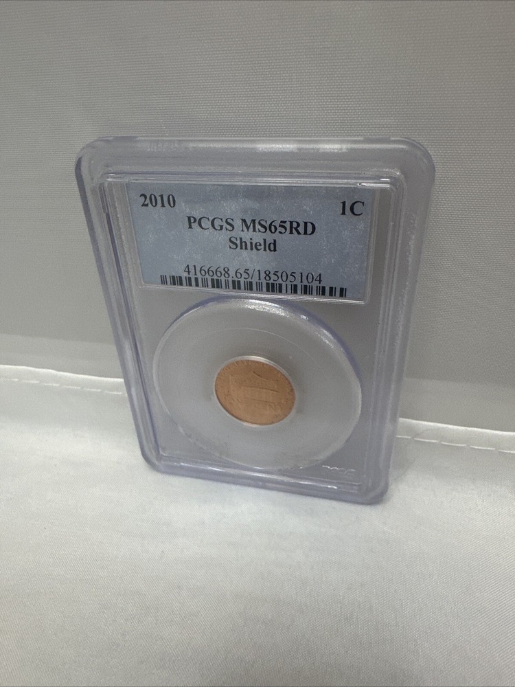 2010 1c Lincoln Shield Cent PCGS MS65RD See